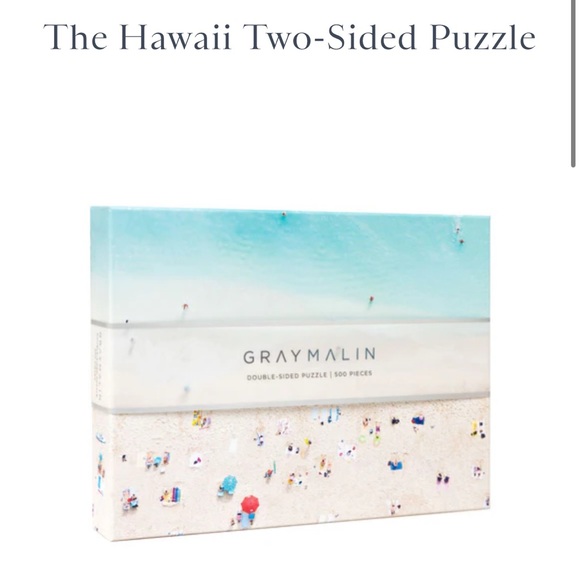 Gray Malin Hawaii Double-Sided Puzzle - Picture 1 of 3
